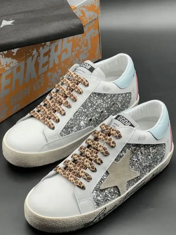 İthal Golden Goose Yıldız Detaylı Premium Kadın Sneaker