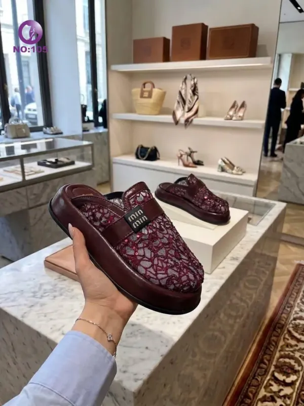 İthal Miu Miu Kadın Terlik