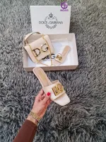 İthal Dolce Gabbana Kadın Çanta Terlik set